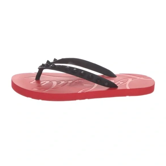 Christian Louboutin flip-flops